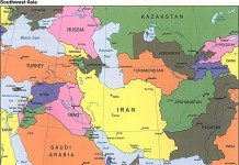 Map of Middle East