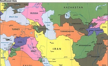 Map of Middle East