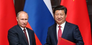Xi Jinping and Vladimir Putin