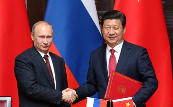 Xi Jinping and Vladimir Putin