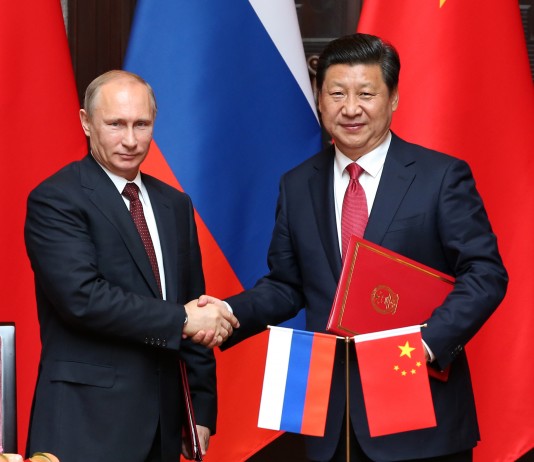 Xi Jinping and Vladimir Putin