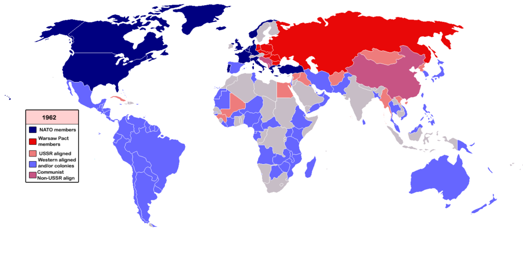 Map of Cold War