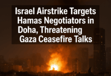 Israel Airstrike Targets Hamas Negotiators In Doha, Threatening Gaza Ceasefire Talks Israeli airstrike targets negotiators in Doha