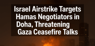 Israeli airstrike targets negotiators in Doha